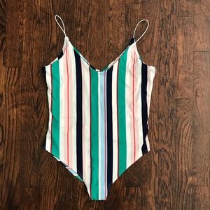 Striped Bodysuit